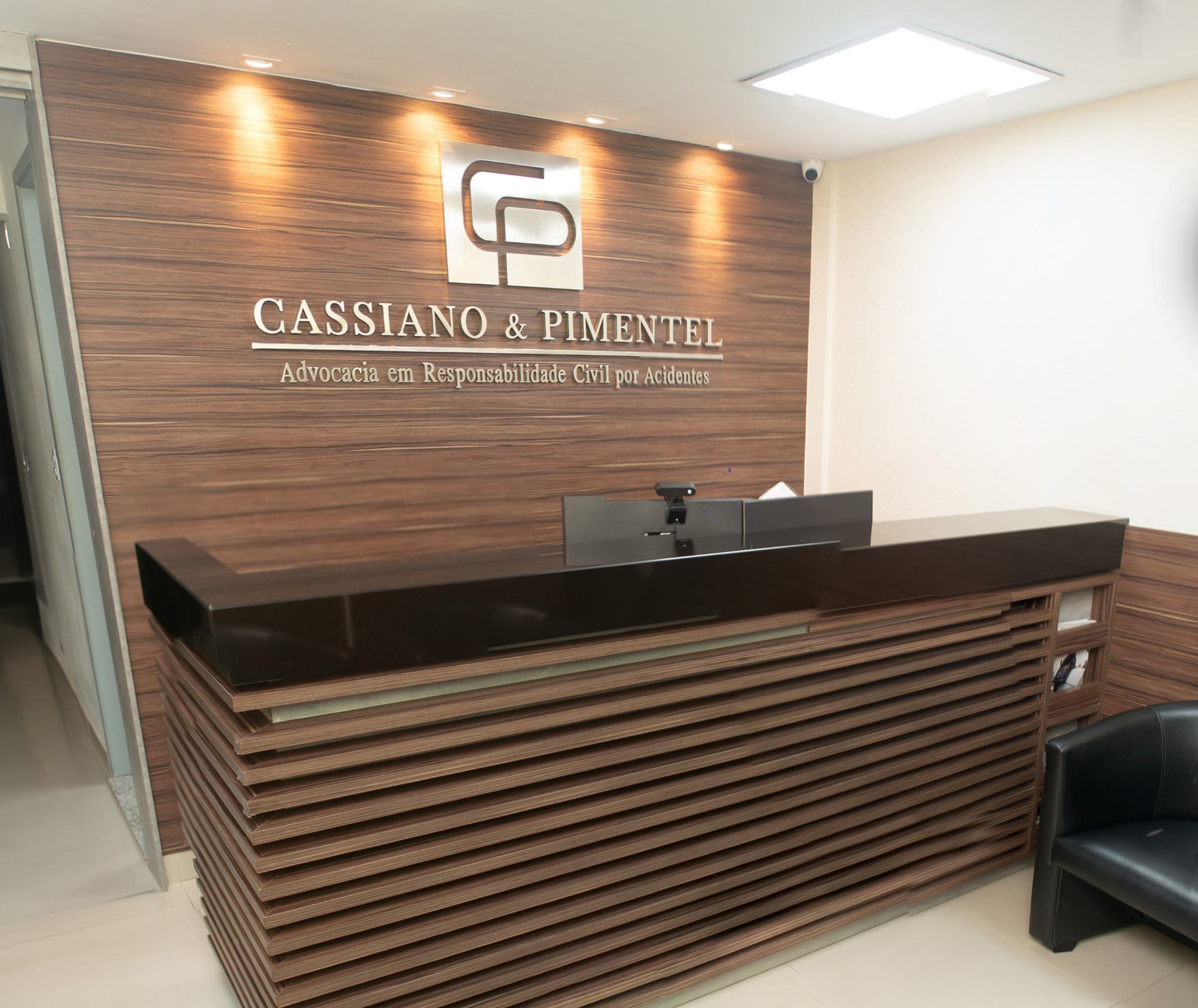 Recepção do escritório Cassiano e Pimentel